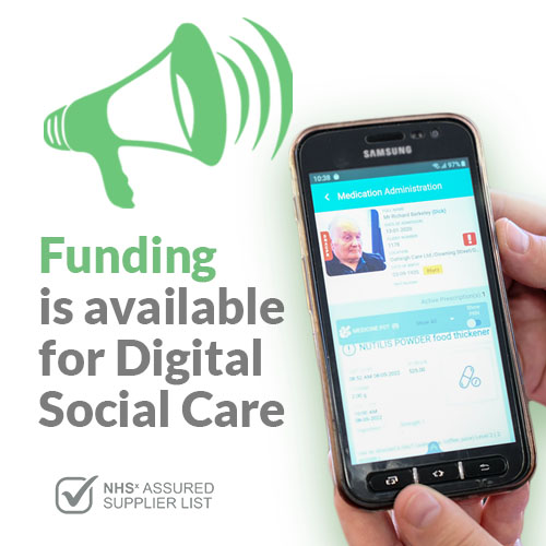- What are the benefits of digital technology for care homes and how can ICS funding help to implement it?