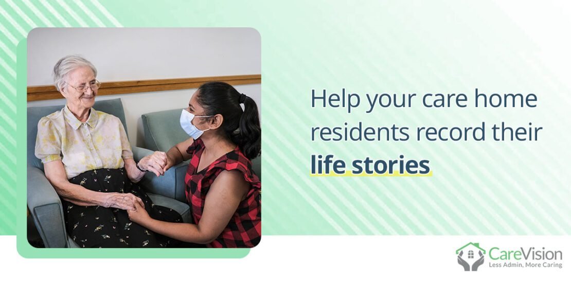 Help your care home residents record their life stories