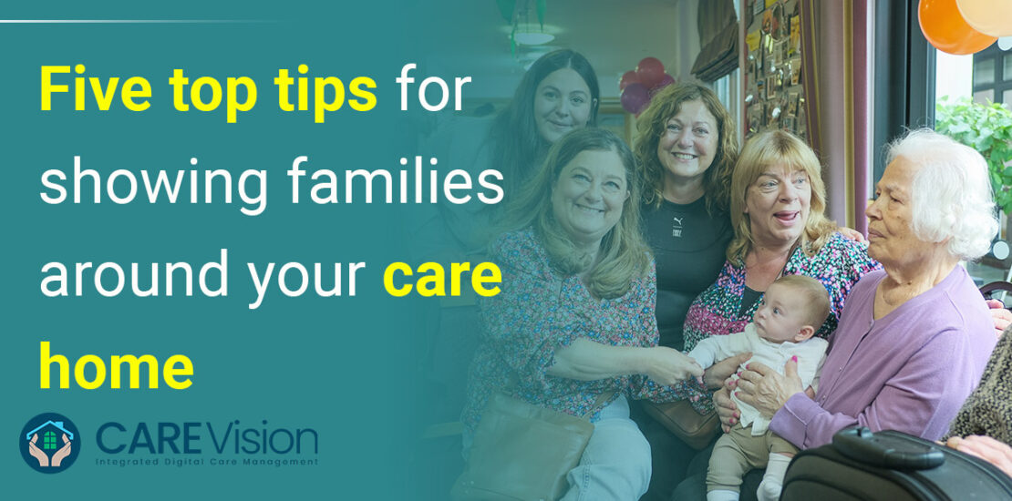 Five top tips for showing families around your care home